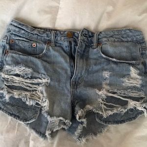 Denim cut offs